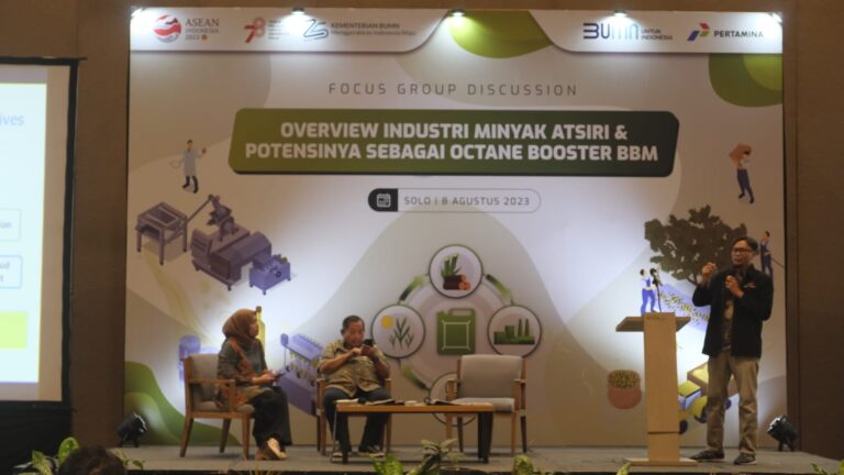 FGD : Overview Industri Minyak Atsiri & Potensinya Sebagai Octane Booster BBM oleh RTI Pertamina